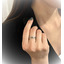 Серебряное кольцо Юность с позолотой 10020114А06